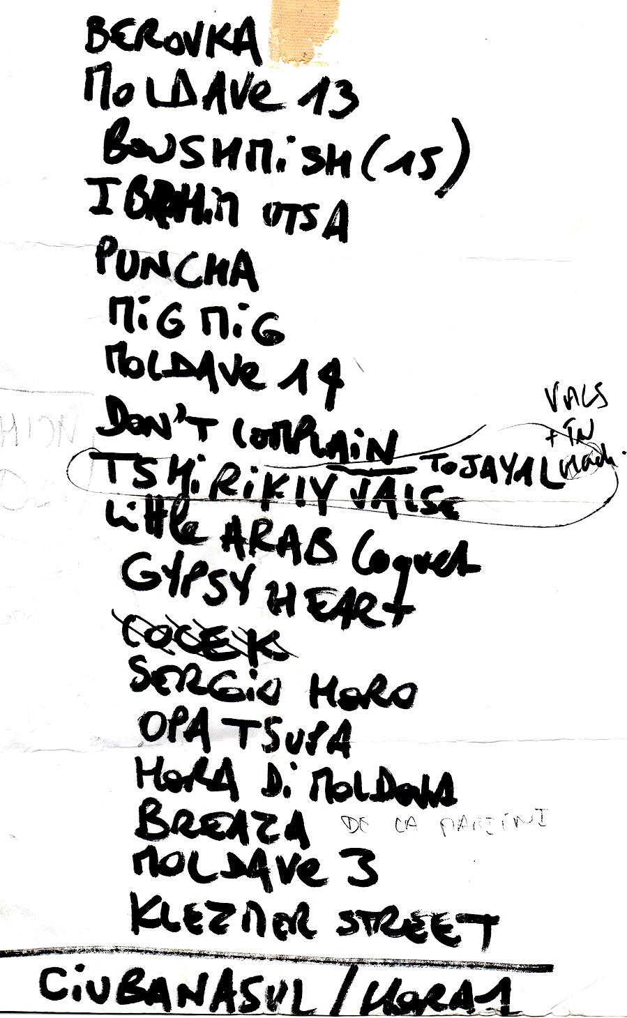 liste à Bebert